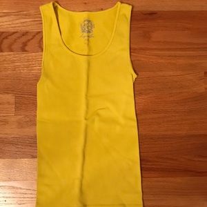 Yellow sugar lip tank top